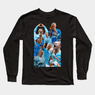 Erling Haaland Vector Art Long Sleeve T-Shirt